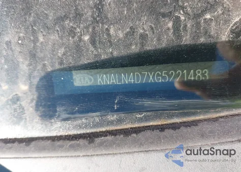 2016 Kia Cadenza z USA, uszkodzony, nr VIN KNALN4D7XG5221483